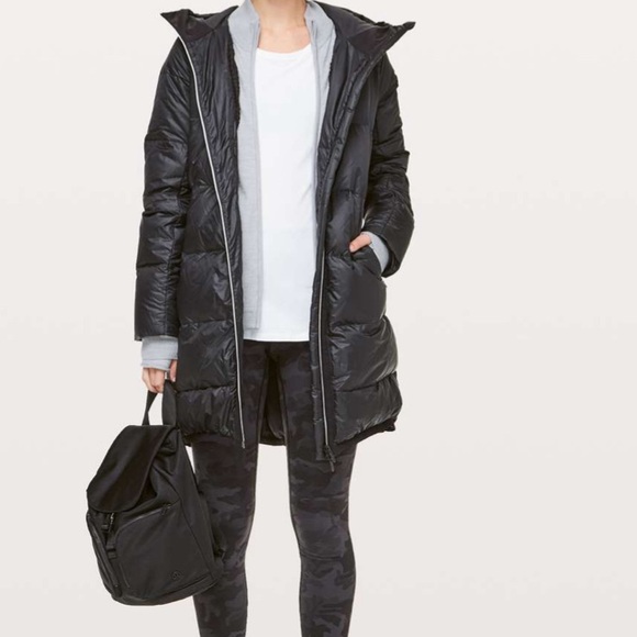 Lululemon Cloudscape Goose Down Long Puffer Coat Parka Jacket - Picture 3 of 16